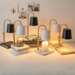 Creative New Fireless Aromatherapy Stove Glass Aromatherapy Melting Wax Lamp Indoor Home Bedroom Atmosphere Lighting Fixture