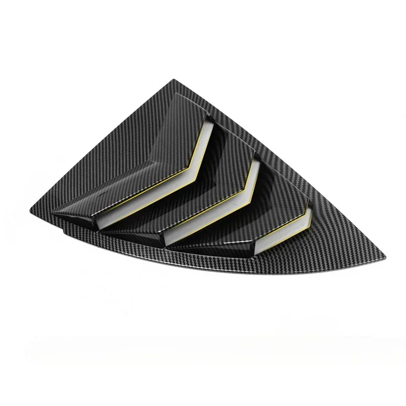 2pcs Bright carbon
