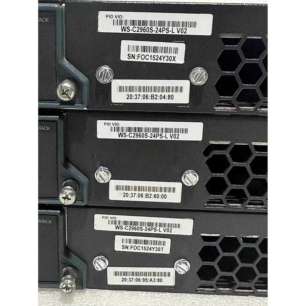 1pcs For Cisco 24-port Gigabit POE powered 4-port SFP network switch WS-C2960S-24PS-L