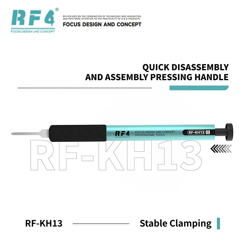 RF4 RF-KH13 Quick-Release Press Handle Secure Blade Clamping for Phone Screen Battery Disassembly Removal
