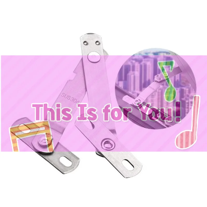 Stainless Steel Casement Window Limiter  Durable Support Hook Wind Brace for Child Safety Home Protection