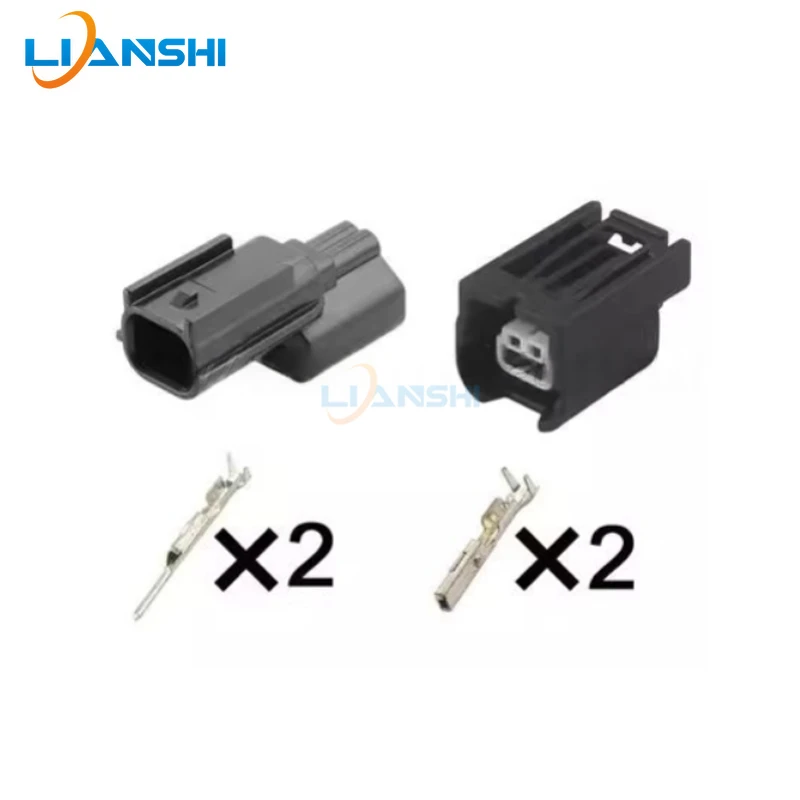 2Pin Car Wiring Harness Plug 7283-2090-30 7282-2090-30 For Honda Accord Civic Hood Lock Fog Lamp Rear Camera Antenna Socket