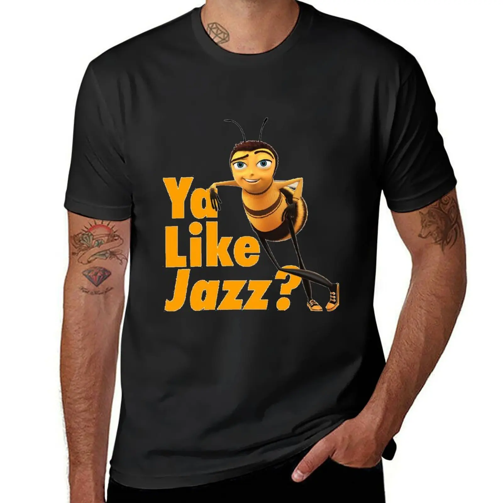 

Ya Like Jazz Bee Movie T-Shirt summer tops customs design your own oversized sweat T-shirt men