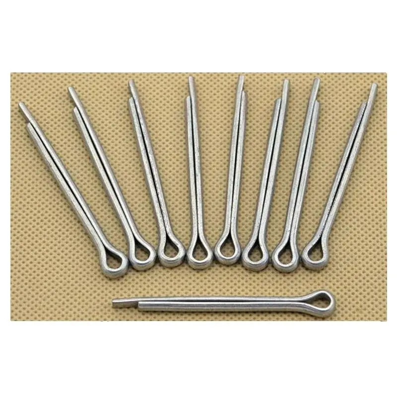 500pcs M2 Metric Size Stainless Steel 304 U Shaped Hairpin Cotter Split Pins DIN94 for Industrial Use
