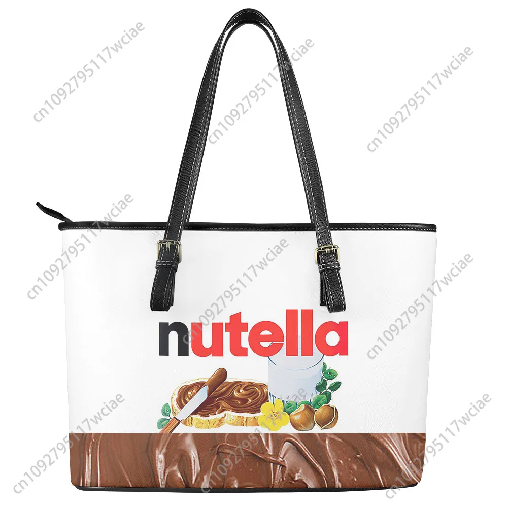 

Nutellas Bag Custom Handbag Womens Mens Personalized Tote Bag Shoulder Bag Business Leather Purse Travel Bag Gift