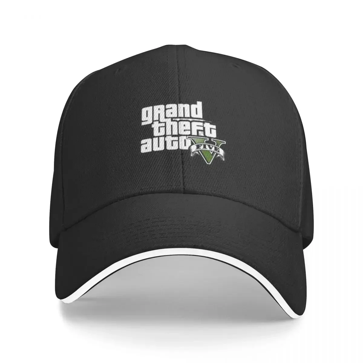 Grand Theft Auto V (logo) Baseball Cap Brand Man cap Visor Snapback Cap Women's Beach Men's