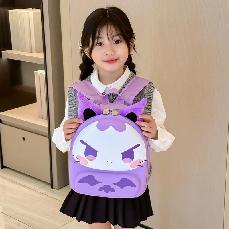 Sanrio Hello Kitty Kuromi Labubu Periphery Backpack School Backpack Learning Supplies Birthday Gift Wholesale Cute Girl Presents