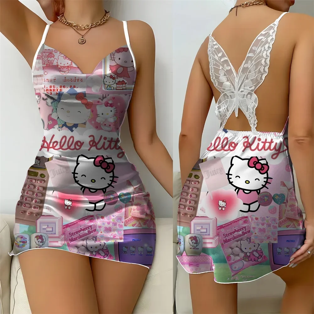 

Summer Fashion Nightgown New Women Nightgowns Skirt Popular Sexy Pajamas for Women Sleep Dress Home Female Dresses 2024