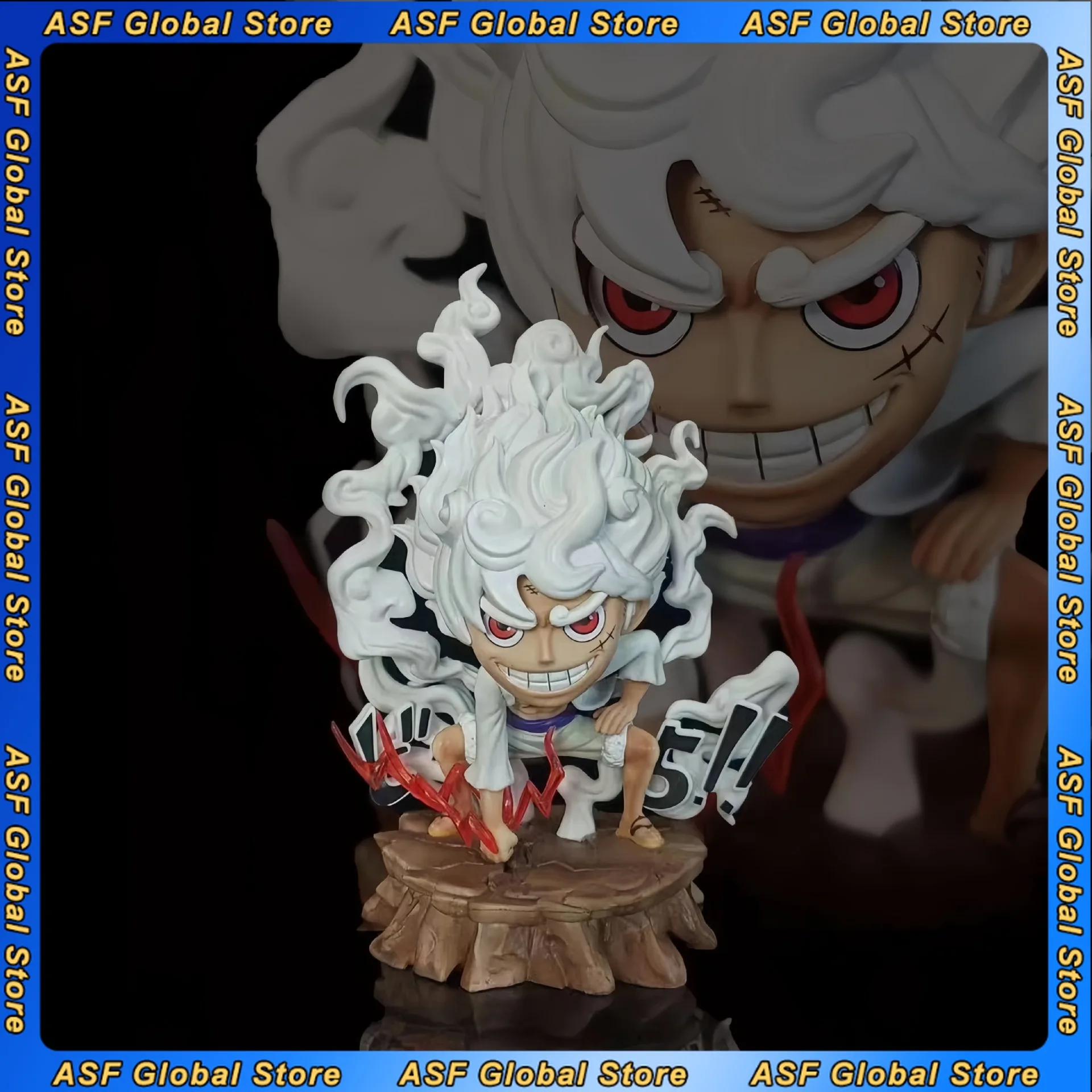 

One Piece Nika Luffy Anime Figure Beat The Ground Peripheral PVC Model Statue Desktop Decoration Ornaments Christmas Gifts Toys