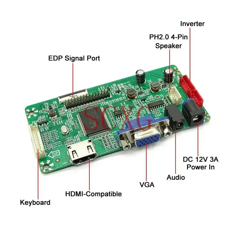 Fit LP097QX1 2K Screen Controller Drive Board+9.7