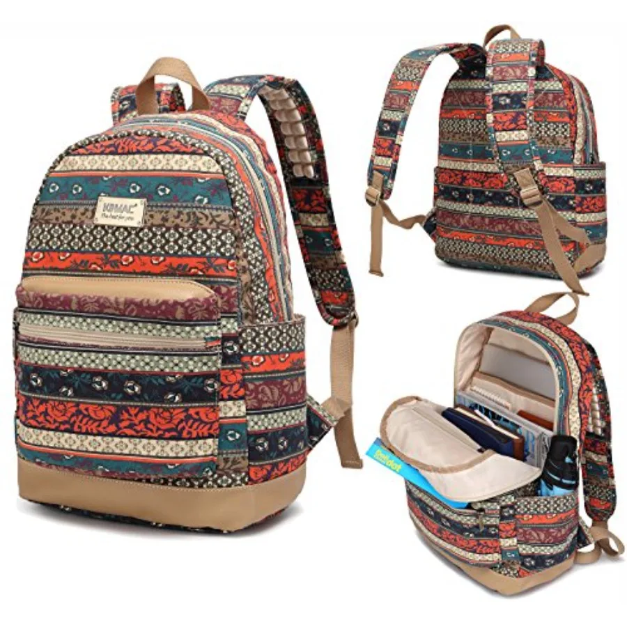 New Laptop Backpack with Massage Cushioned Straps Travel Outdoor Backpack for Laptop Up to 15.6 Inch