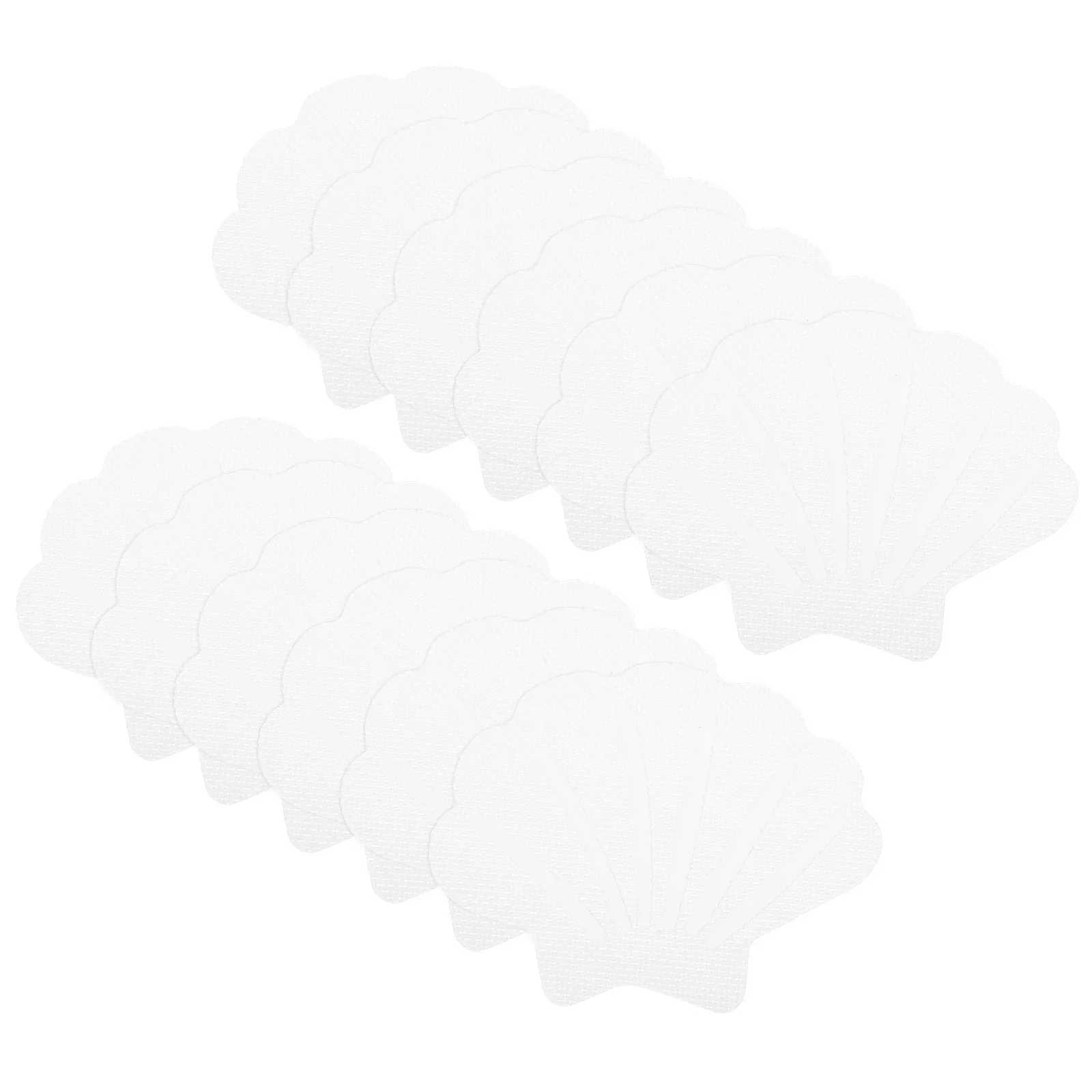 20pcs/1set Anti slip silicone bathtub sticker, shell bathroom sticker, shell shaped anti slip sticker bath mat