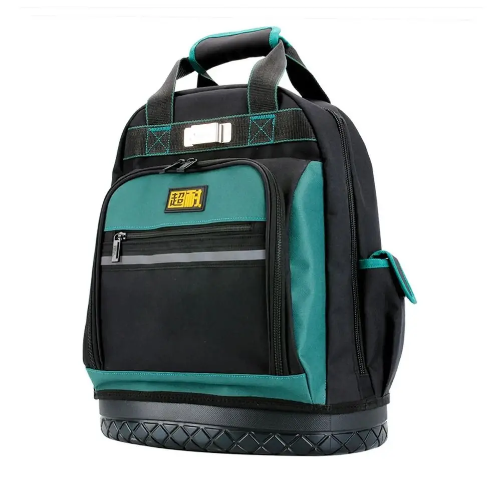 

Waterproof Electrician Backpack Multi-Pocket Large-Capacity Tool Storage Bag Durable Wear Resistant Woodworking Bag