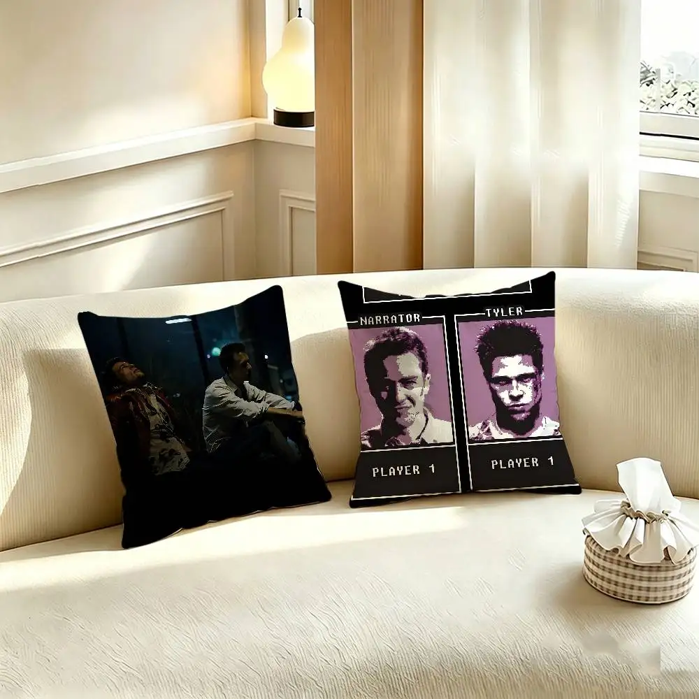 F-Fight Club Pillow Case For Room Sofa Cushion Cover Suitable For Home Bedroom Decoration And Protector