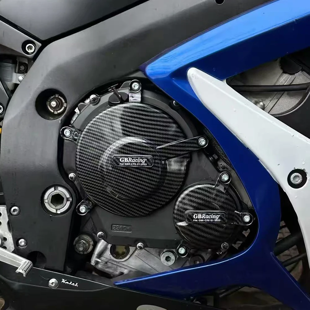 GSX-R600 / 750 NEW Carbon Fiber Texture Motorcycles Engine Protection Cover For SUZUKI GSX-R600 & GSX-R750 K6-L9 2006-2019