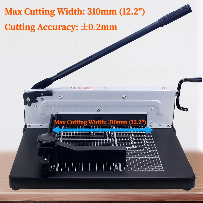 Heavy Duty Manual Guillotine Paper Cutter R-P307, 12.2