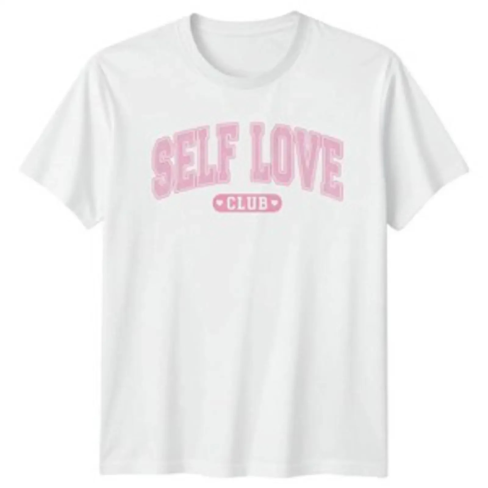 Self Love Club Affirmation Lifestyle Herren T Shirt Damen Grafik vintage Washed fashion Unisex Stylish Versatile
