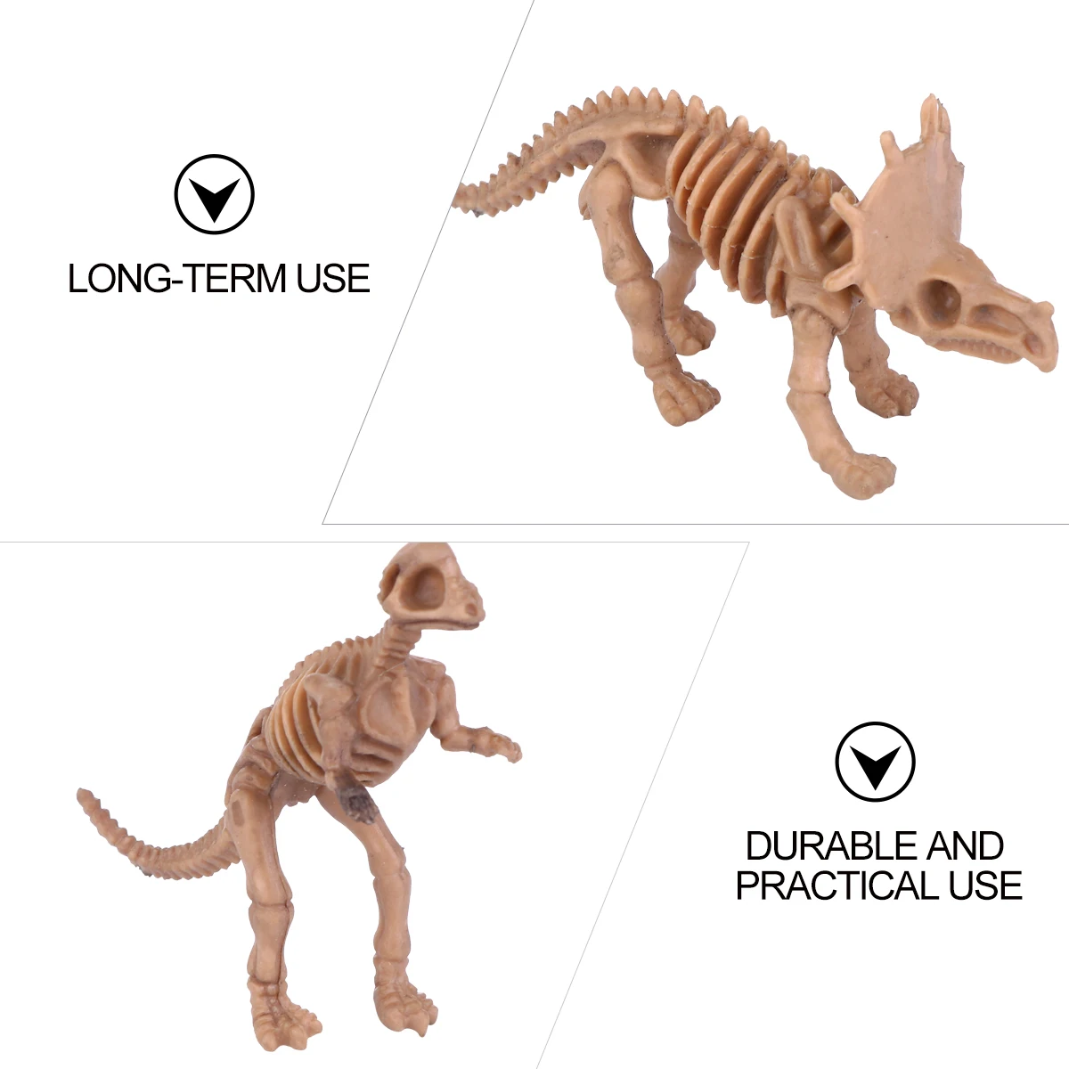 

12pcs Dinosaur Toys Plastic Figures Model Bones Educational Assorted Patterns Standing Posture Decor Fun Prehistoric