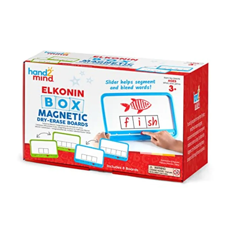 

Elkonin Boxes Magnetic Dry Erase Boards Set Phonemic Awareness Speech Therapy Materials Letter Sounds for Kindergarten Phonics