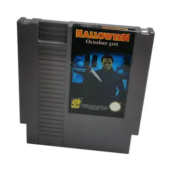 خرطوشة ألعاب فيديو 8 بت 72 دبوسًا لجهاز نينتندو إنترتينمنت سيستم (NES) بإصداري PAL والولايات المتحدة الأمريكية، بمناسبة عيد الهالوين (31 أكتوبر). 8 best sales فاميكوم نيس - №5