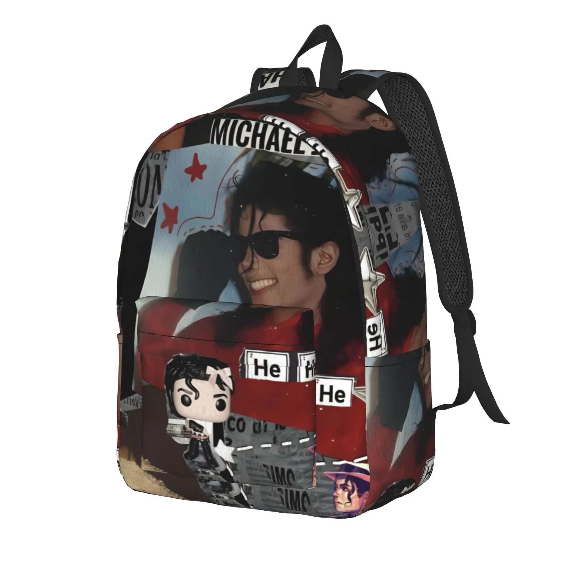 Michael Jacksons Musical Movie 2026 Backpack for Men Women Fashion High School Business Daypack  Laptop Canvas Bags Lightweight