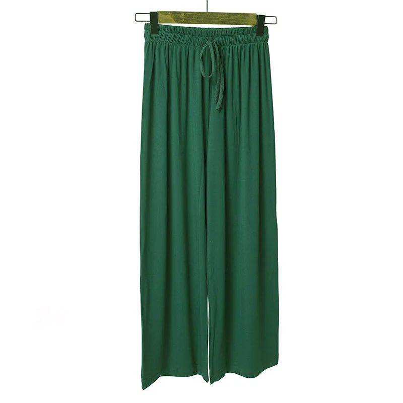 New square dance practice pants Modal summer modern dance body dance pants nine-point straight wide-leg pants