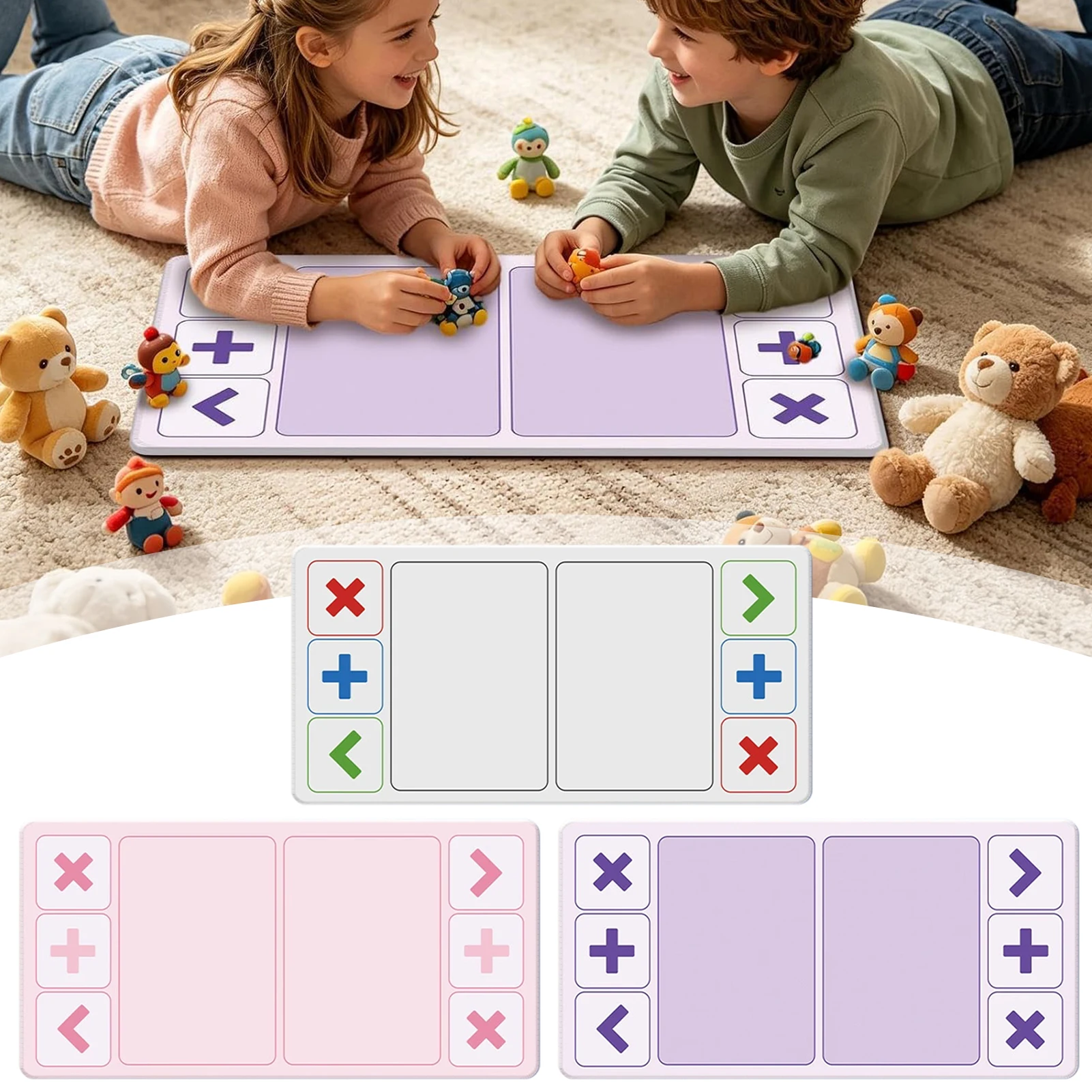 Squishies Trading Mat Road Traffic Play Mat For Toy Cars Durable Soft Anti Slip Fidgets Trading Mat Kids Stress Ball Board
