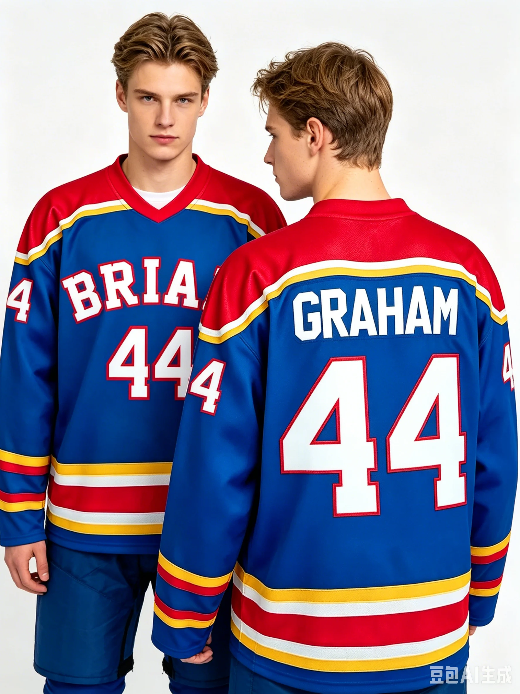 

Unisex Streetwear Off Campus Briar University Hockey Jersey Graham 44 22 DI LAURENTIS 66 Tucker46 T-shirt Long Sleeve Moto 2026