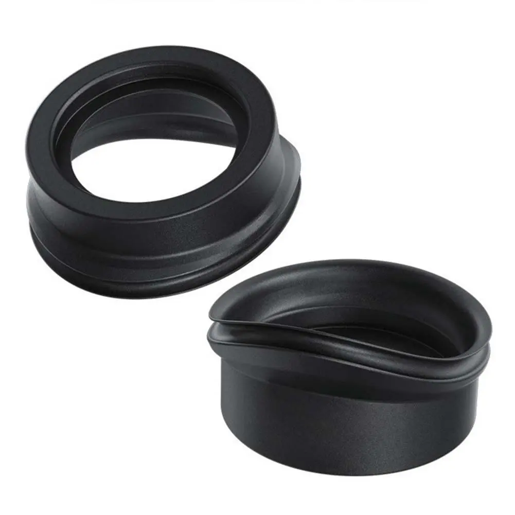 For Sample Observation Microscope Eyecup Silicone Pad Microscope Cover Black Easy To Install Broad Compatibility