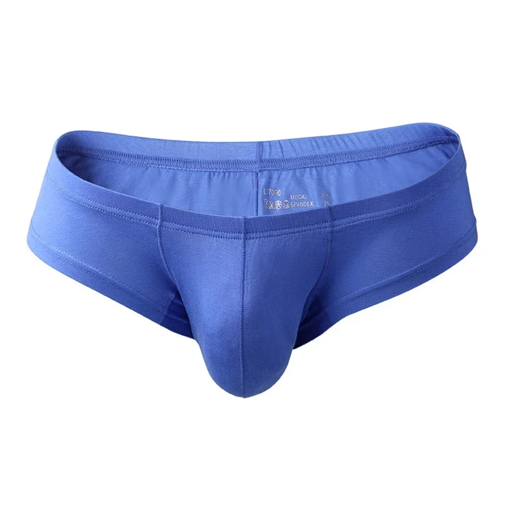 1pc Men\'s Sexy U-convex Pouch Briefs Shorts Underwear Bikini Low Waist Underpants Lingerie Elastic Male Gay Panties