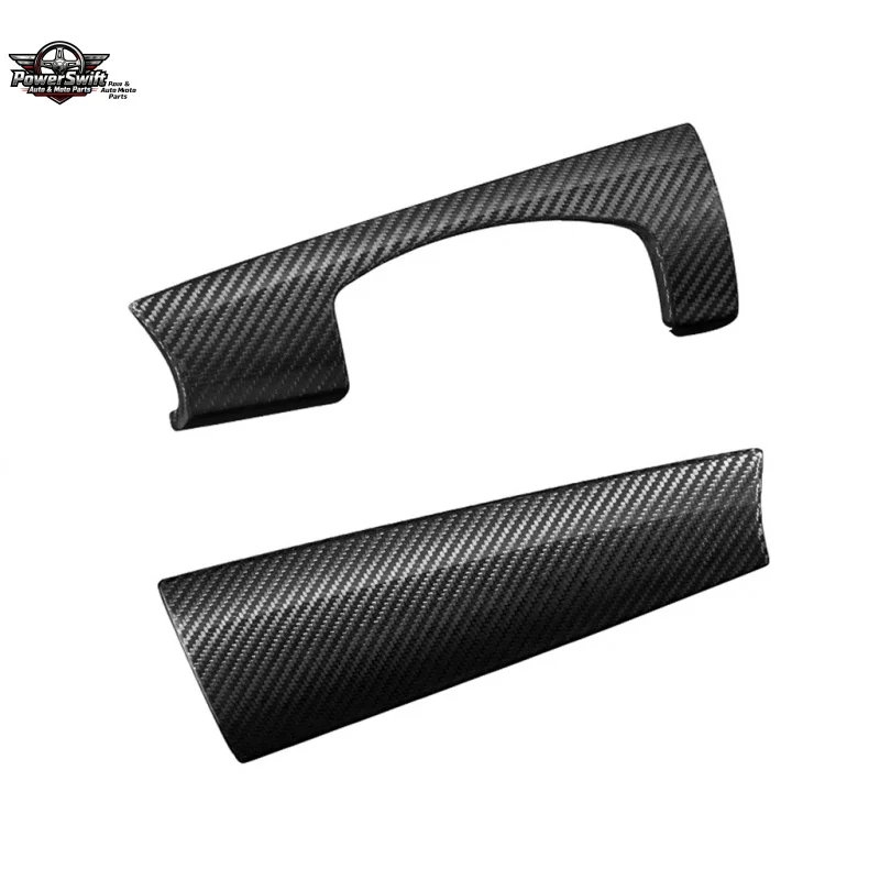 Suitable for BmwMini CooperF55Real Carbon Fiber Central Control Display Instrument Trim Strip Modification Sticker Auto Parts