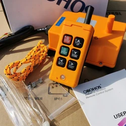 hs-6 6Channels Hoist Crane Radio Controller parts Sysem Industrial Remote Control transmitter+receiver