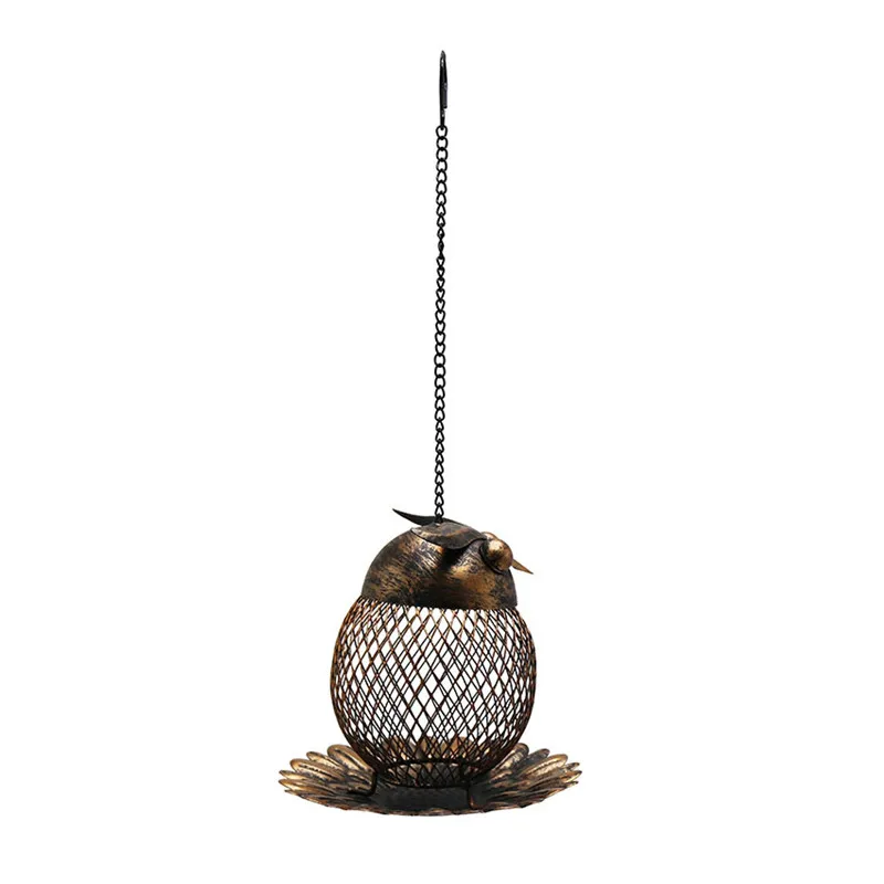 

Outdoor Metal Owl Bird Feeder Garden Metal Hanging Bird Feeder Hummingbird Feeder Wholesale