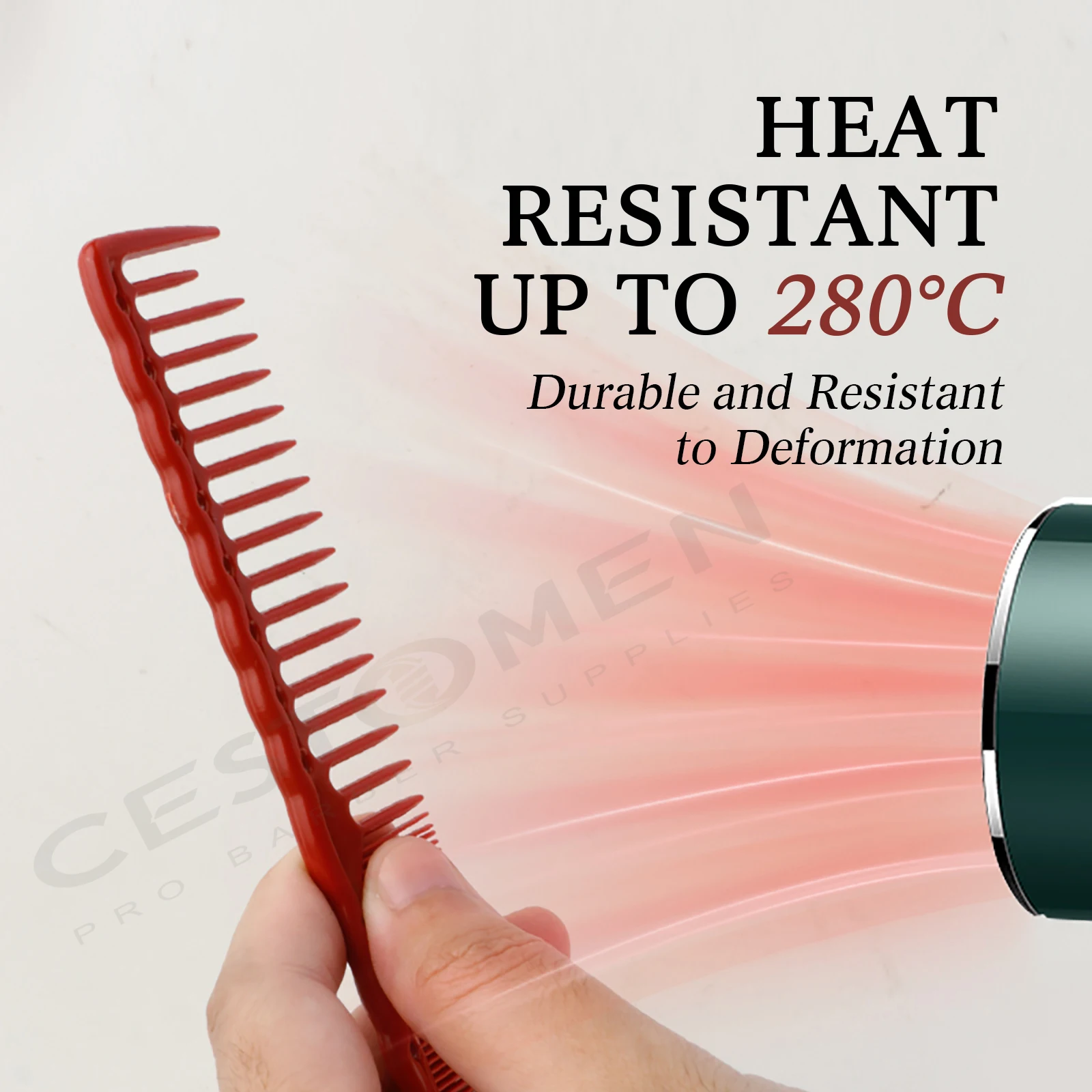 أحدث برو المصمم مدبب مشط مقاومة للحرارة النساء السلس أمشاط الشعر صالون الحلاقة قص الشعر مشط للرجال أدوات تصفيف الشعر