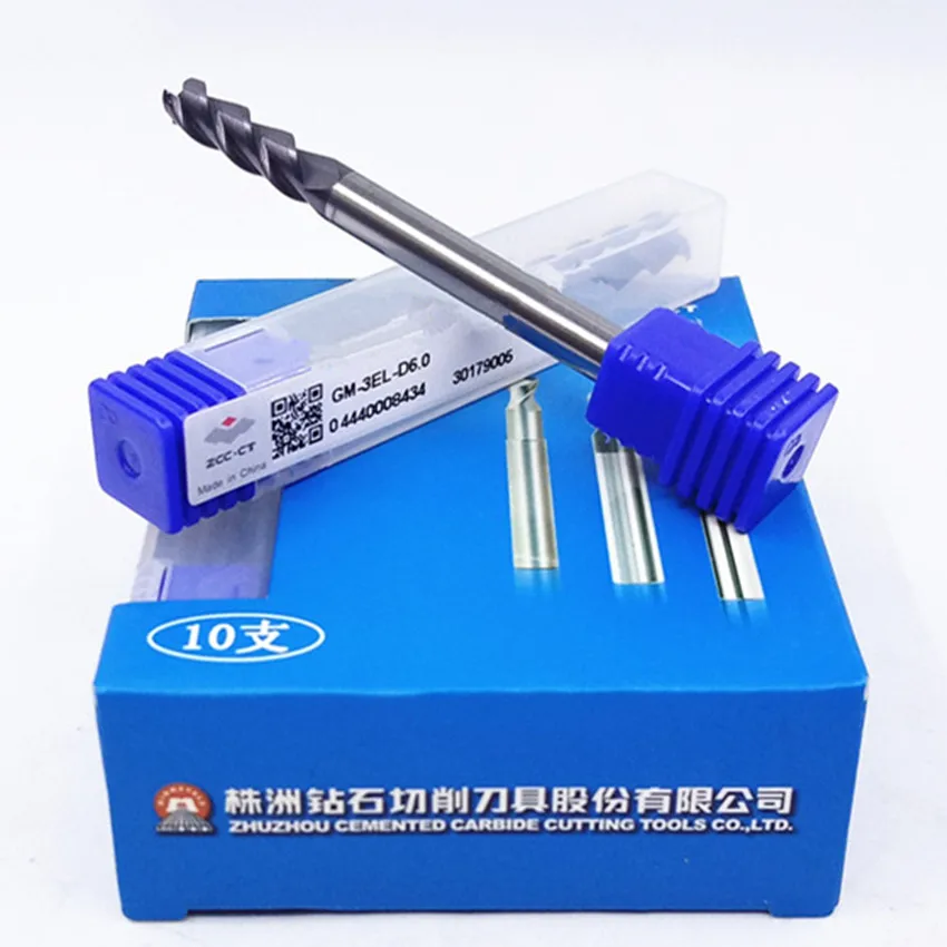 

ZCC.CT GM-3EL-D10.0/GM-3EL-D12.0/GM-3EL-D14.0/GM-3EL-D16.0/GM-3EL-D20.0 GM-3EL 3 Flute Straight shank Long blade Flat end mills