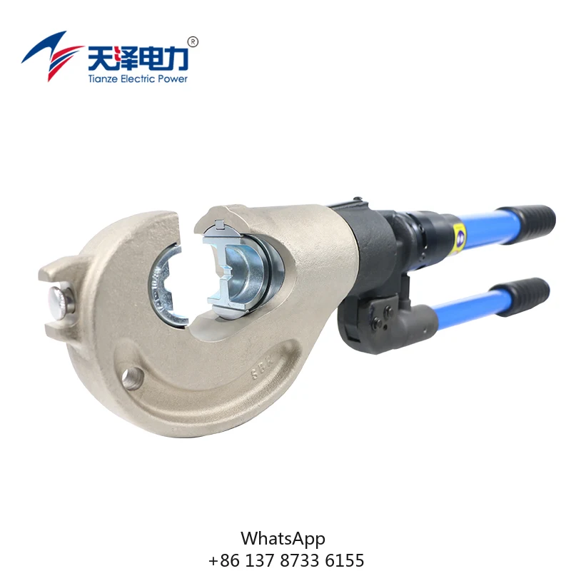 

HC-130L 13T 400mm2 Ручной гидравлический обжимной инструмент, плоскогубцы для обжима кабельных соединителей Cu Al, наконечники