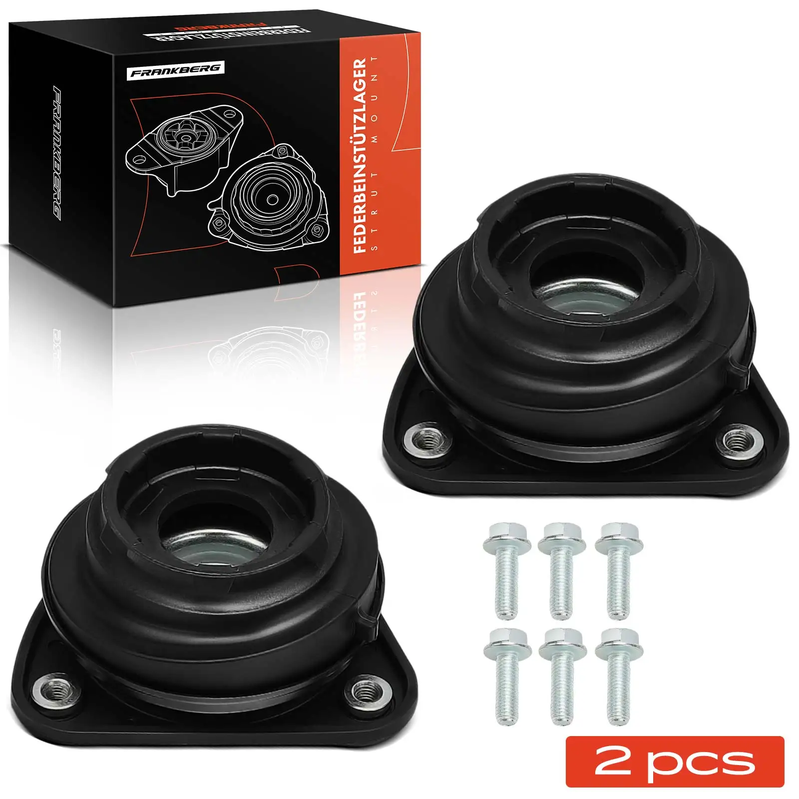 Frankberg 2x Cathedral stock Strut Support stock voor Ford C-Max Mazda 3 BL BK 5 CW 1381605 SM5589 1223835 1377471 1334230 3M513K155DC