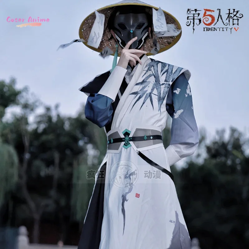 【Coser】잭 코스프레 의상 게임 정체성 Ⅴ 유니폼 할로윈 파티 여성용 남성용 카니발 소품