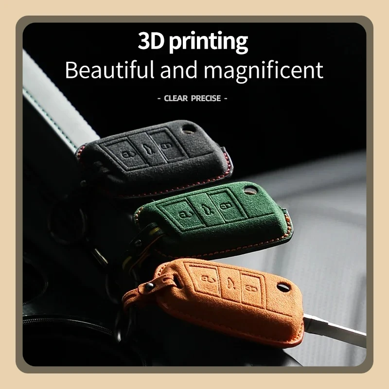 

Чехол для автомобильного ключа для VW Volkswagen Tiguan Mk1 Mk2 Magotan Passat B5 B8 Polo Golf 4 5 6 7 Mk7 Jetta, чехол для ключа автомобиля, брелок для ключей