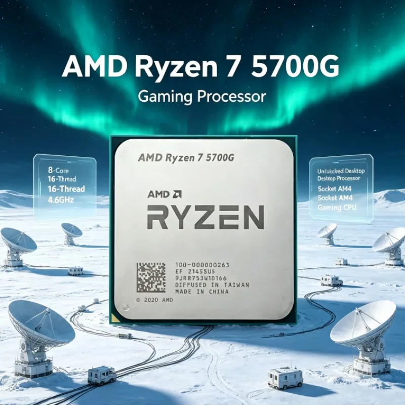 AMD R7 5700G CPU 7nm 100-000000263 4.6GHz Eight-Core Sixteen-Thread 16MB L3 Socket AM4