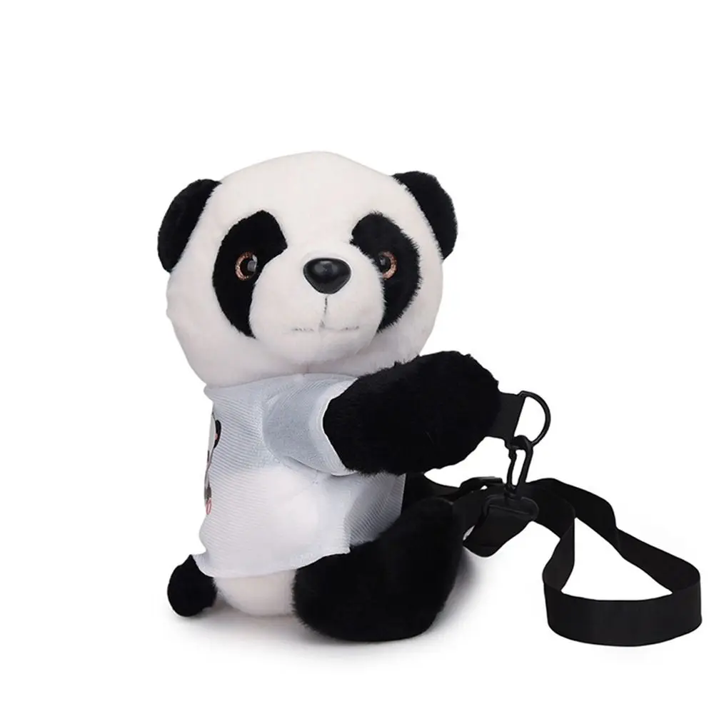 

Children's Doll Toys Plush Panda Shoulder Bag Chinese Style Handbag Cartoon Crossbody Bag Phone Storage Bag Schoolbag