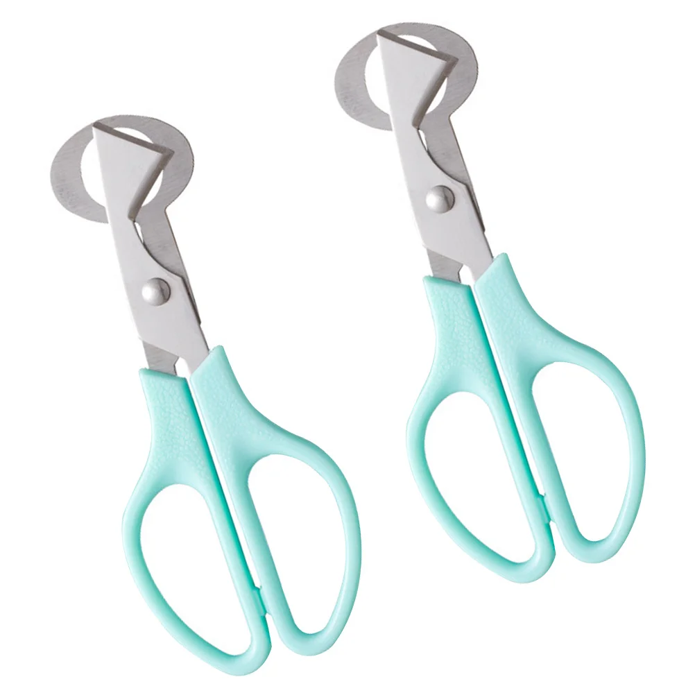 

2Pcs Quail Egg Scissors Stainless Steel Cutter Kitchen Tool Incisive Blades for Home Bar Restaurant Use