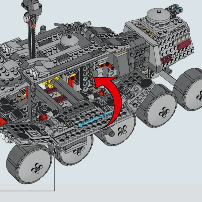 Een tank met tien wielen 75151 bouwstenensets compatibel met Legoed-deeltjes geschikt voor kerstcadeaus 903 stuks