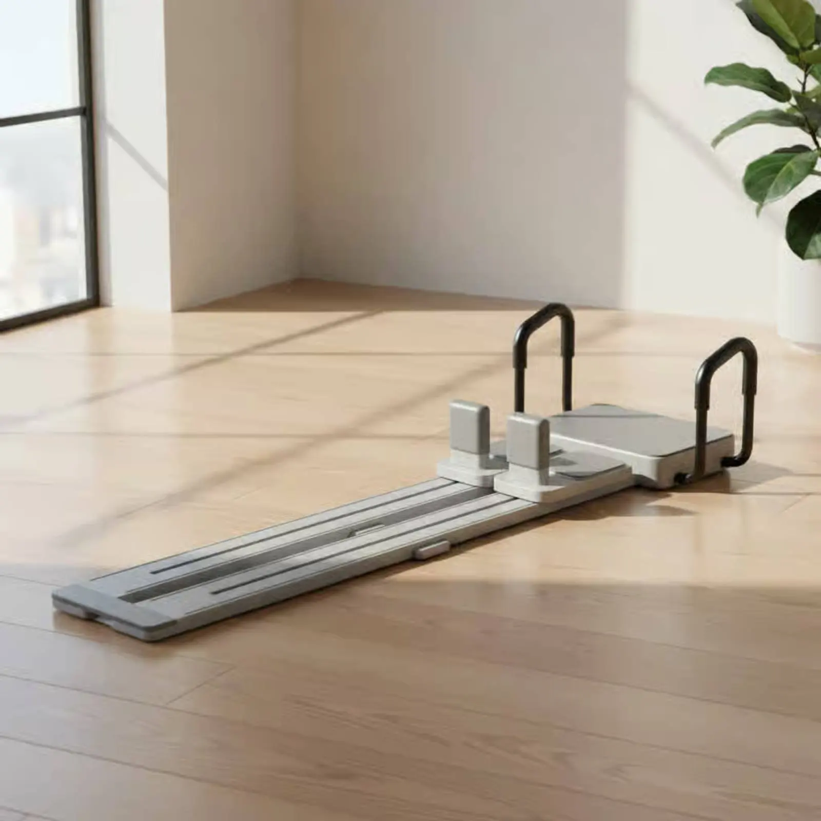 Multifunctional Pilates Machine Space Saving Pilates Reformer Board Ab Board Instructor Anti Slip Fitness Equipment