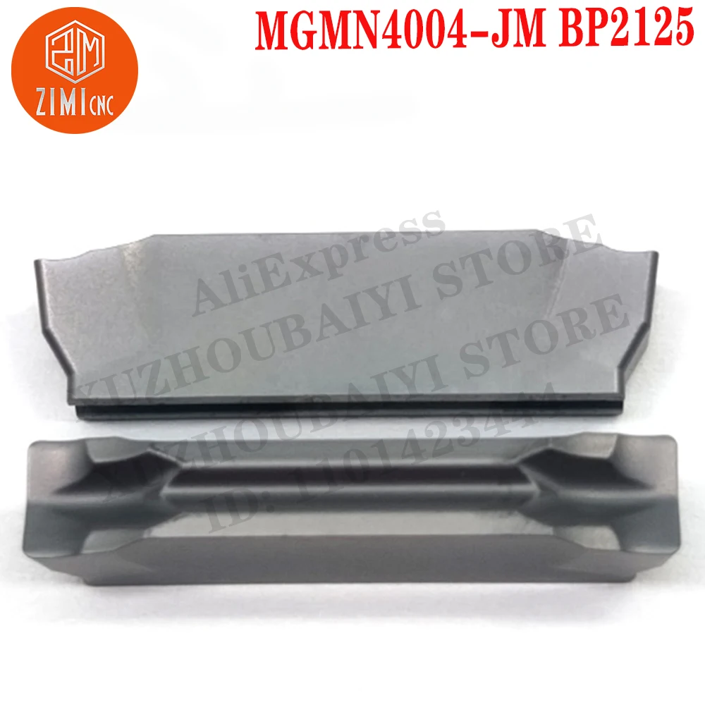 

MGMN4004-JM BP2125 carbide metal CNC slotted inserts Quick Chip Grooving Inserts External Holder Cutting Tool Turning Tools MGMN