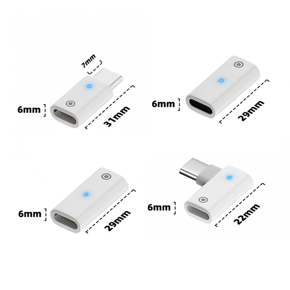 Адаптер для зарядки, профессиональный разъем, адаптер для зарядного устройства, подключи и работай с индикатором, для Apple Pencil 1-го поколения