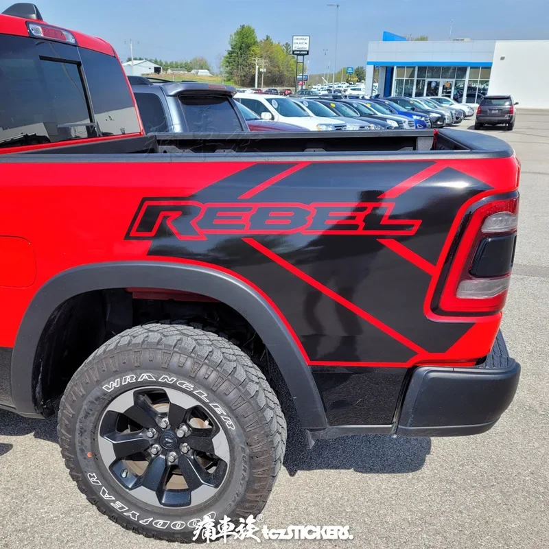 

Car Vinyl Sticker FOR Dodge RAM TRX pickup truck body decoration modification installation Decals Decor Auto Accessories