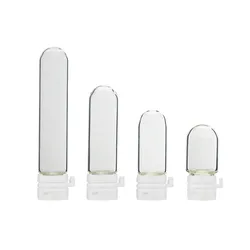 10Pcs 1.5ml/2ml/3ml/5ml Empty Bottle with Round Bottom Transparent Bayonet Tear Glass Bottle Oil Vials Sample Test Bottle