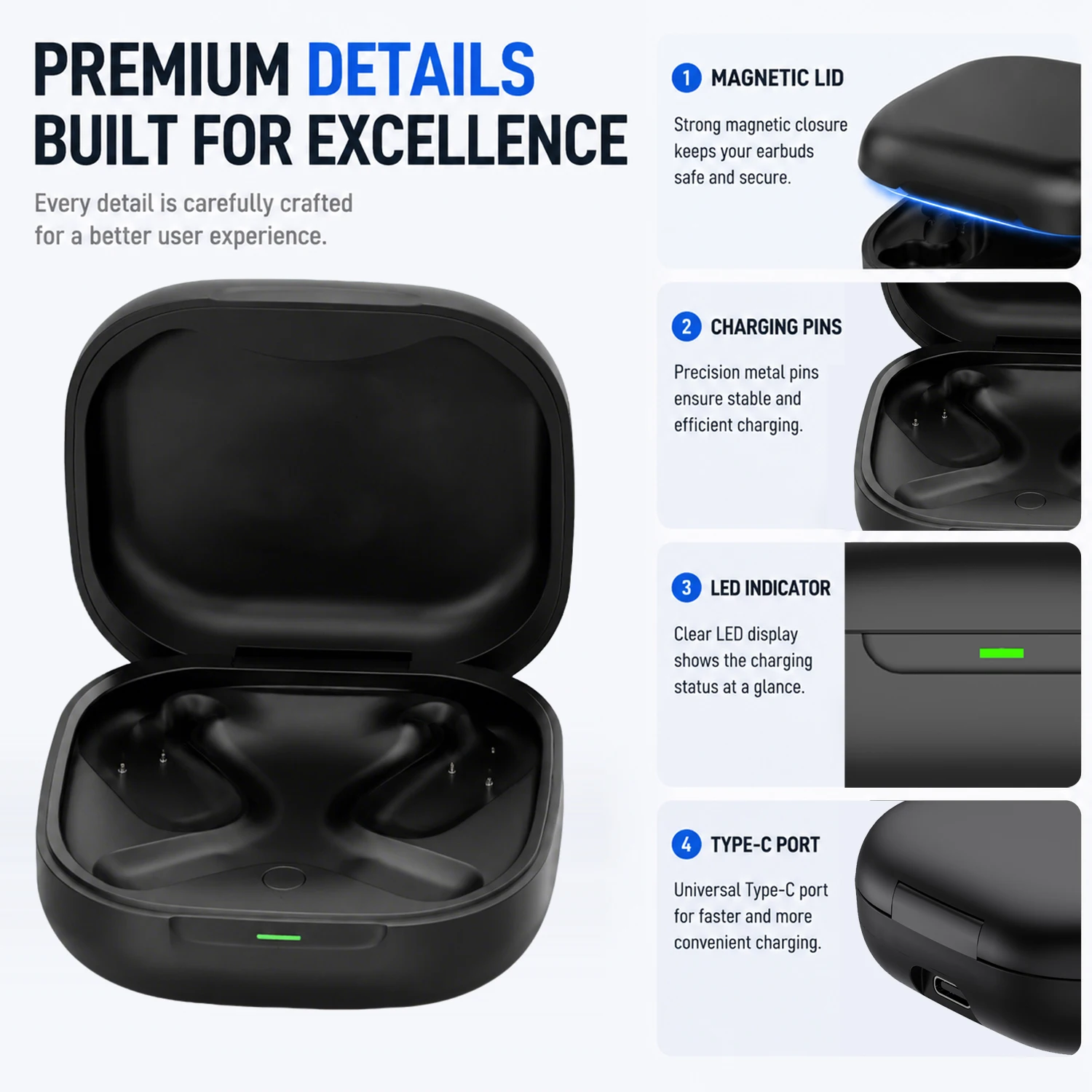 Replacement Charging Case For - Earbuds Charging Case avis et prix