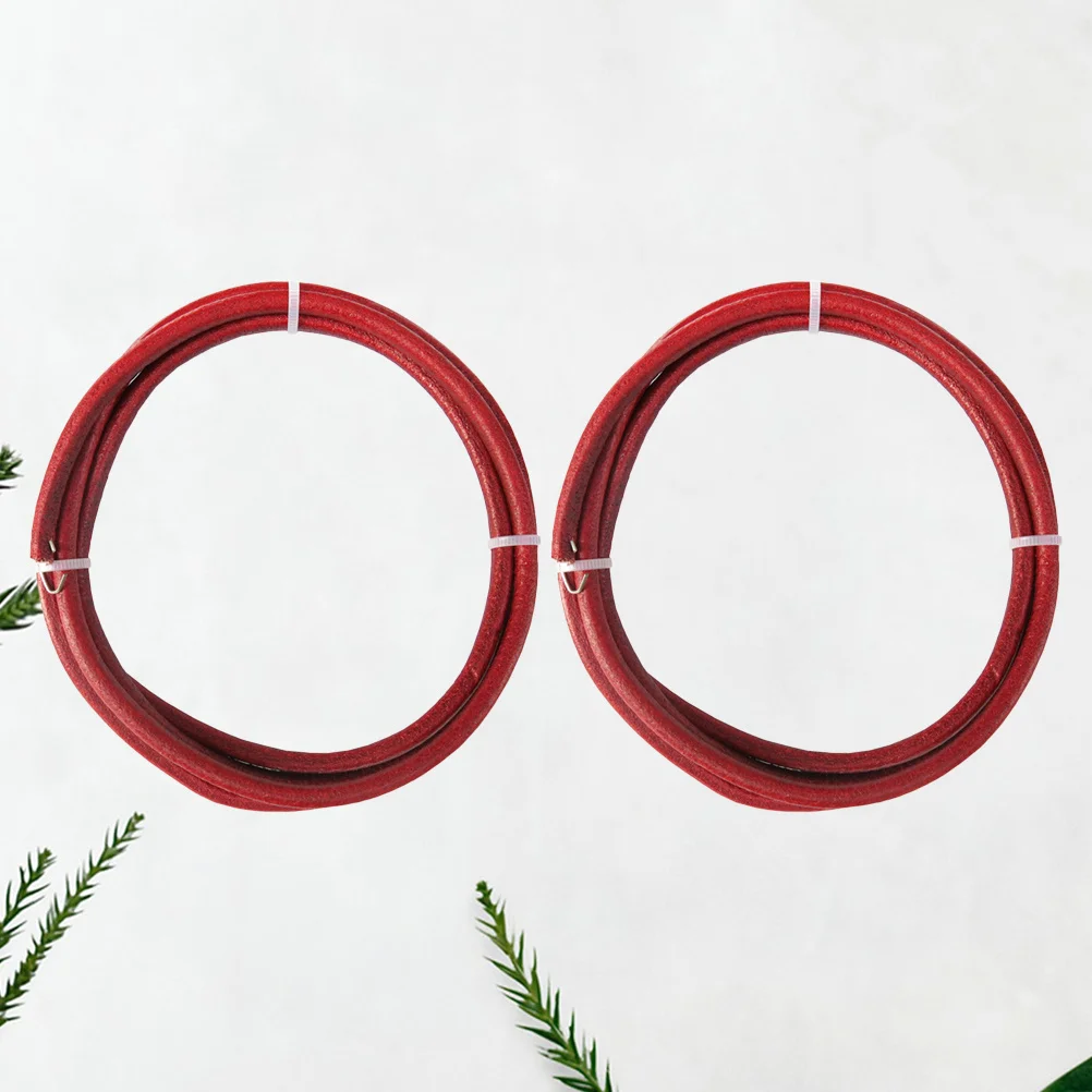 2pcs Sewing Machine Belt Thickened For Treadle Sewing Machine Durable Household Retro Accessory Grain Surface Belt With